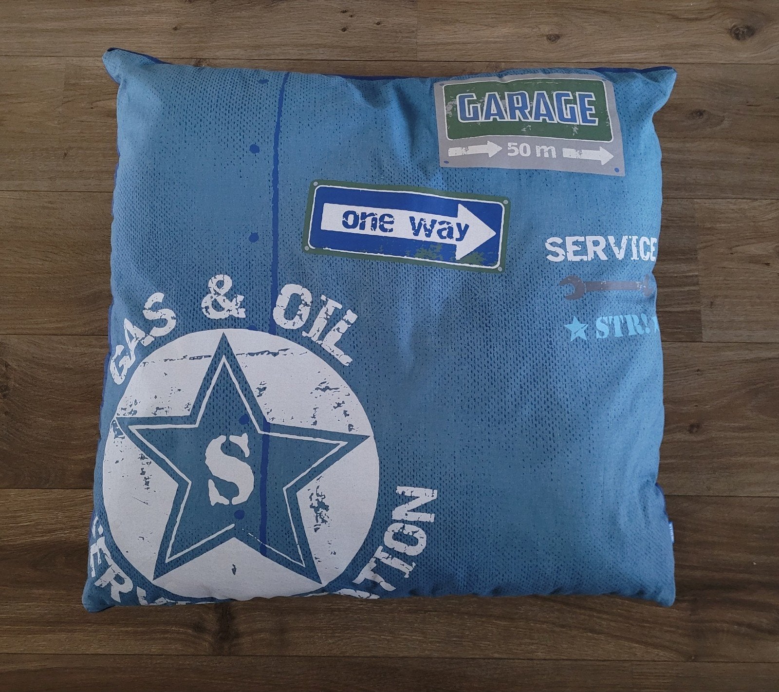 2=1 Kussen Lief Lifestyle, kimderkamer, Ophalen of Verzenden, Zo goed als nieuw, Blauw, Vierkant
