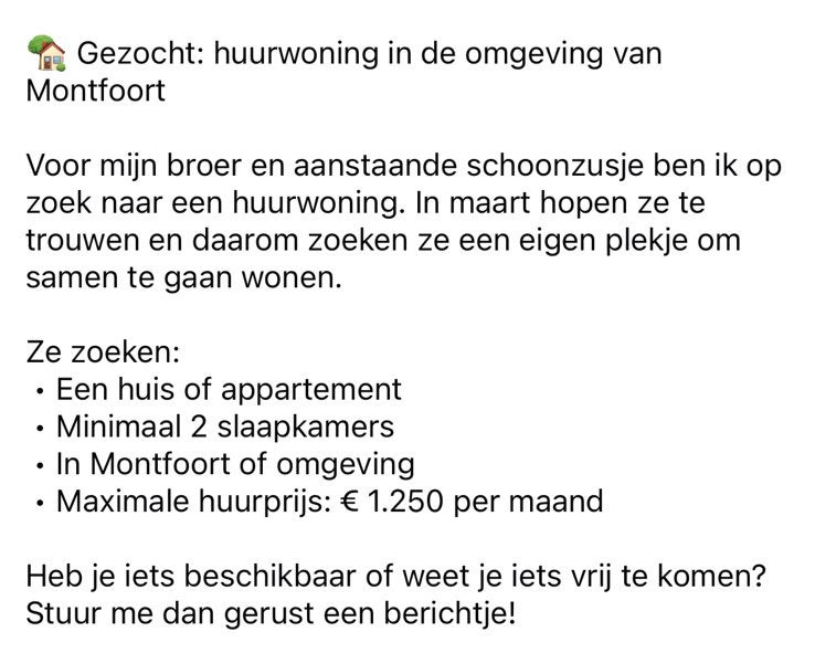 Huis, Twee personen, Overige soorten