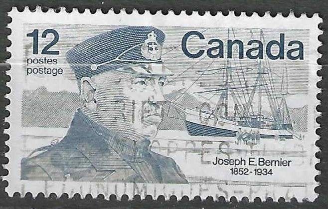 Canada 1977 - Yvert 640 - Joseph-Elzear Bernier - 12 c. (ST), Verzenden, Gestempeld, Noord-Amerika