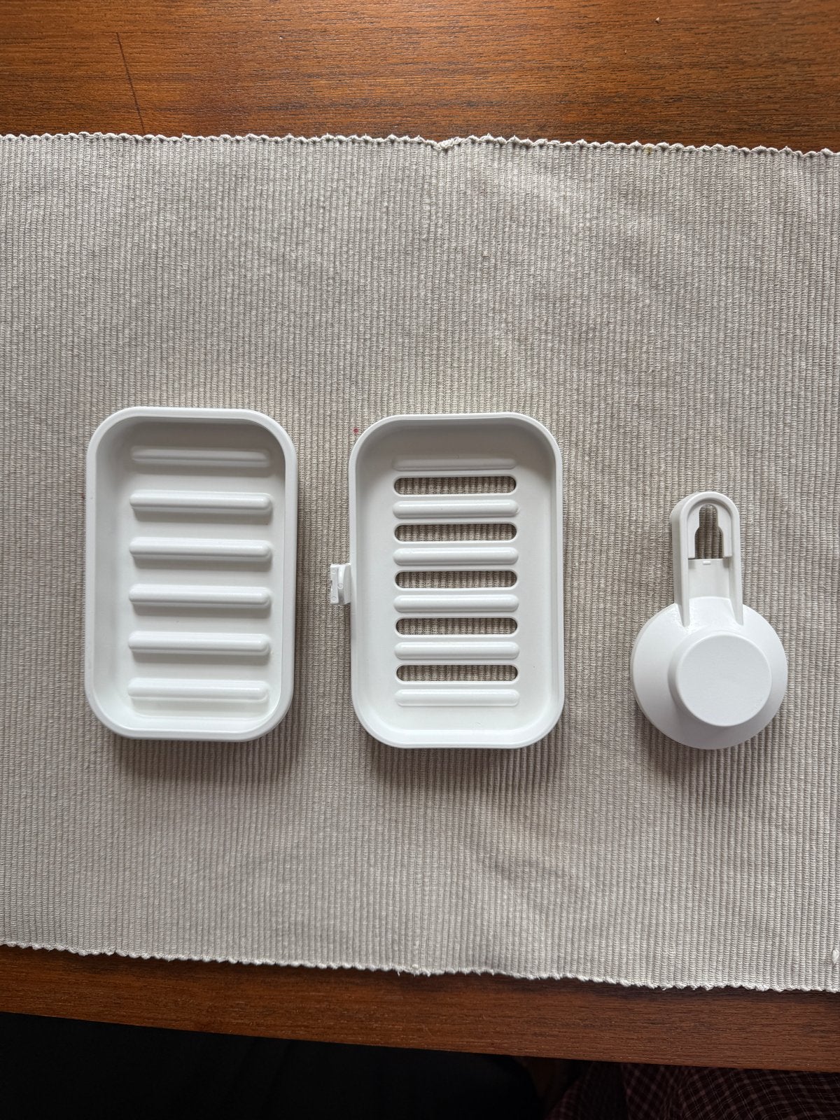 Ikea TISKEN Zeepbakje met zuignap, wit, Ophalen, Nieuw, Wit, Zeepdispenser/zeepbakje