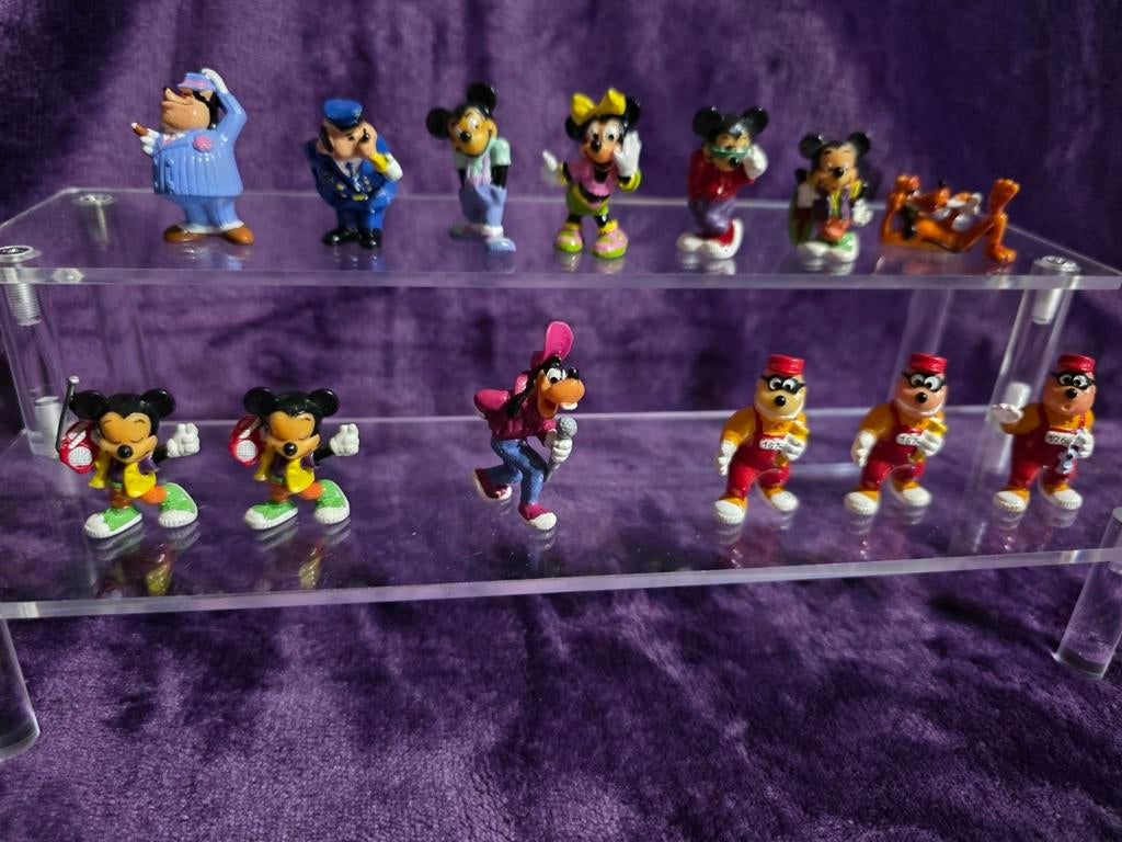Complete set Micky und freunde Goofy Met Pet +varianten, Ophalen of Verzenden, Zo goed als nieuw, Hardplasticfiguren