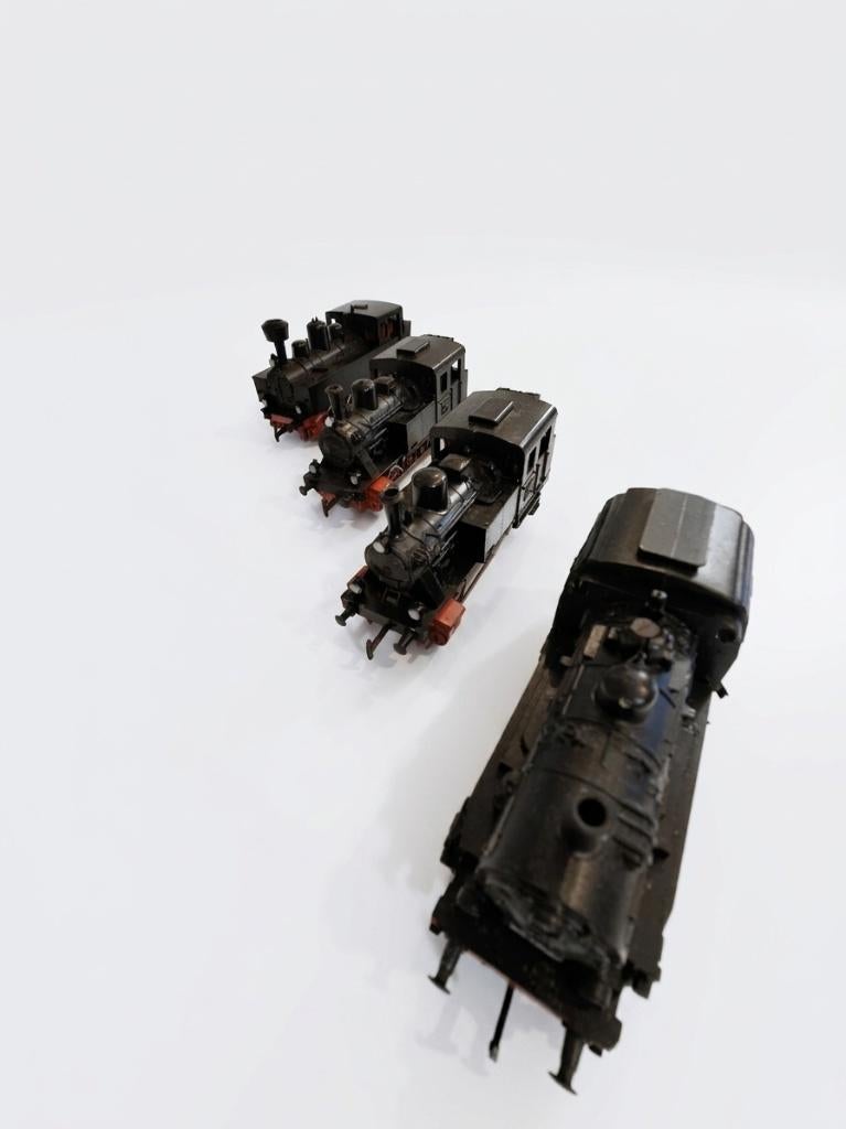Vier Märklin locomotieven., Hobby en Vrije tijd, Modeltreinen | H0, Wisselstroom, Gebruikt, Locomotief, Ophalen of Verzenden