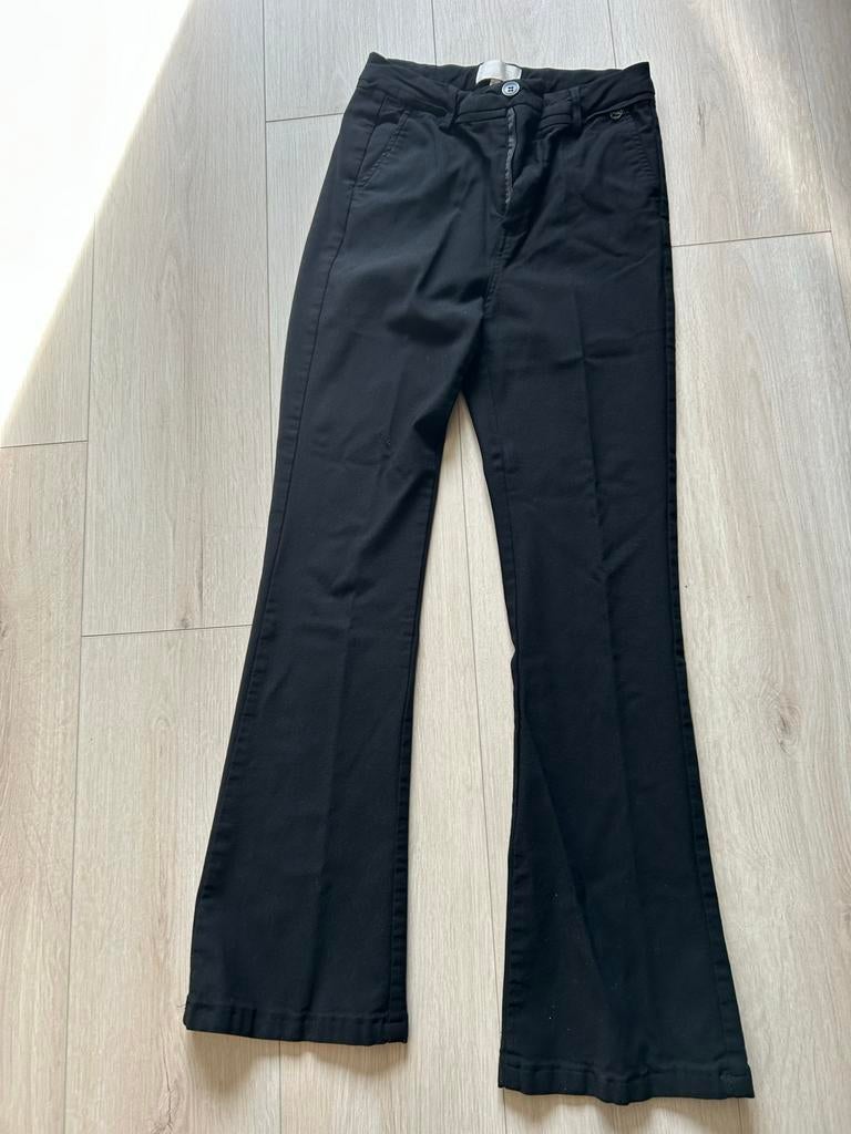 Minus zwarte flared broek, Zwart, Ophalen of Verzenden, Zo goed als nieuw, Maat 36 (S)