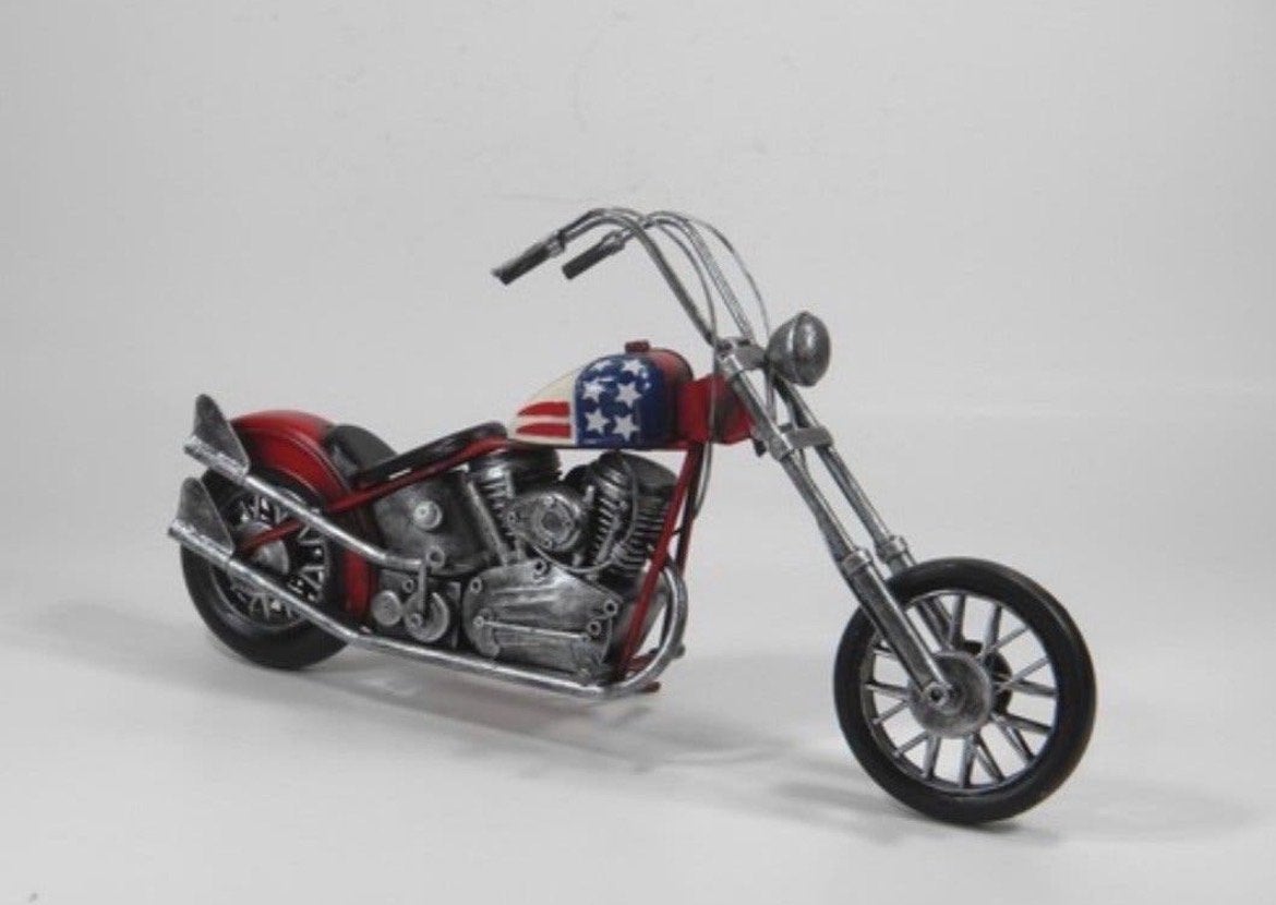 Handgemaakt metalen Easy Rider Chopper model, rood, American shop den Theo, 5541CL, Americanshop.dentheo@gmail.com, Nieuw