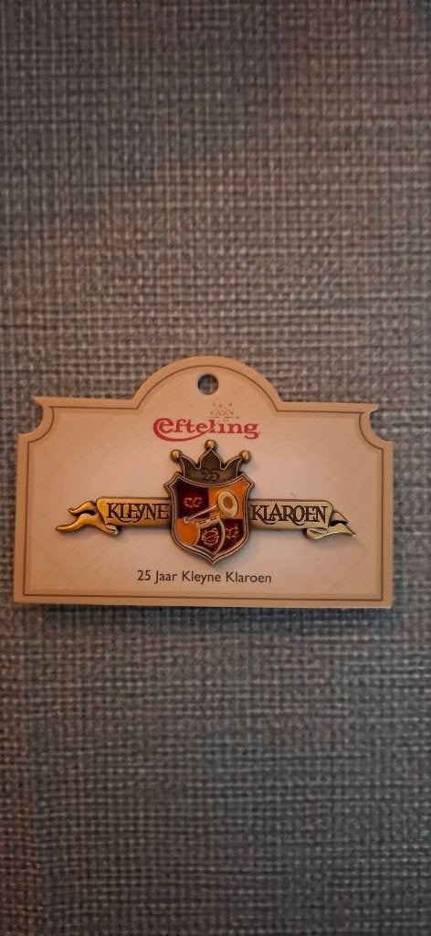 efteling pin kleine klaroen, Ophalen of Verzenden, Nieuw, Button of Speldje