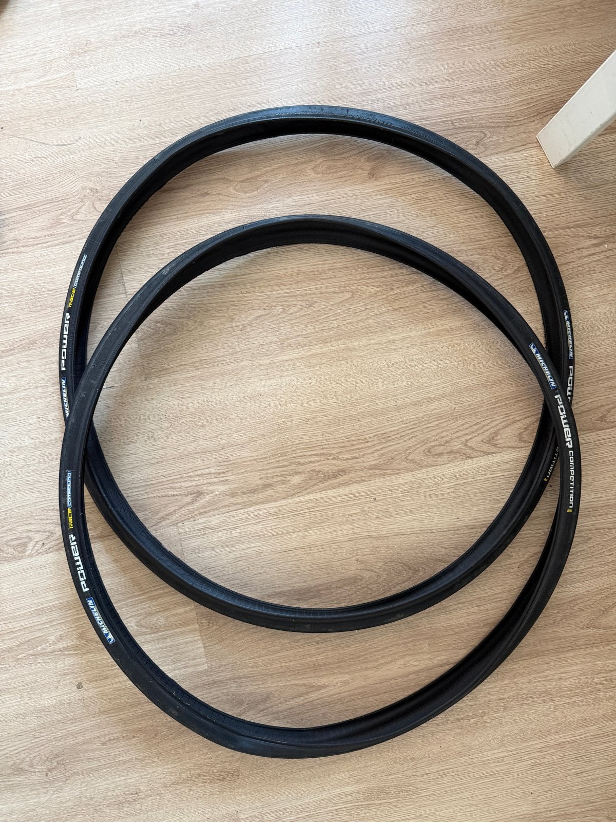 Michelin Power Competition racefietsbanden (2 stuks), Gebruikt, Band, Ophalen of Verzenden, Rubber