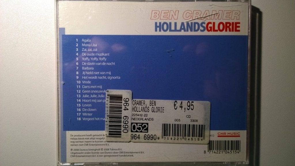 Ben Cramer - Ben Cramer (Hollands Glorie), Ophalen of Verzenden, Zo goed als nieuw, Pop, Album
