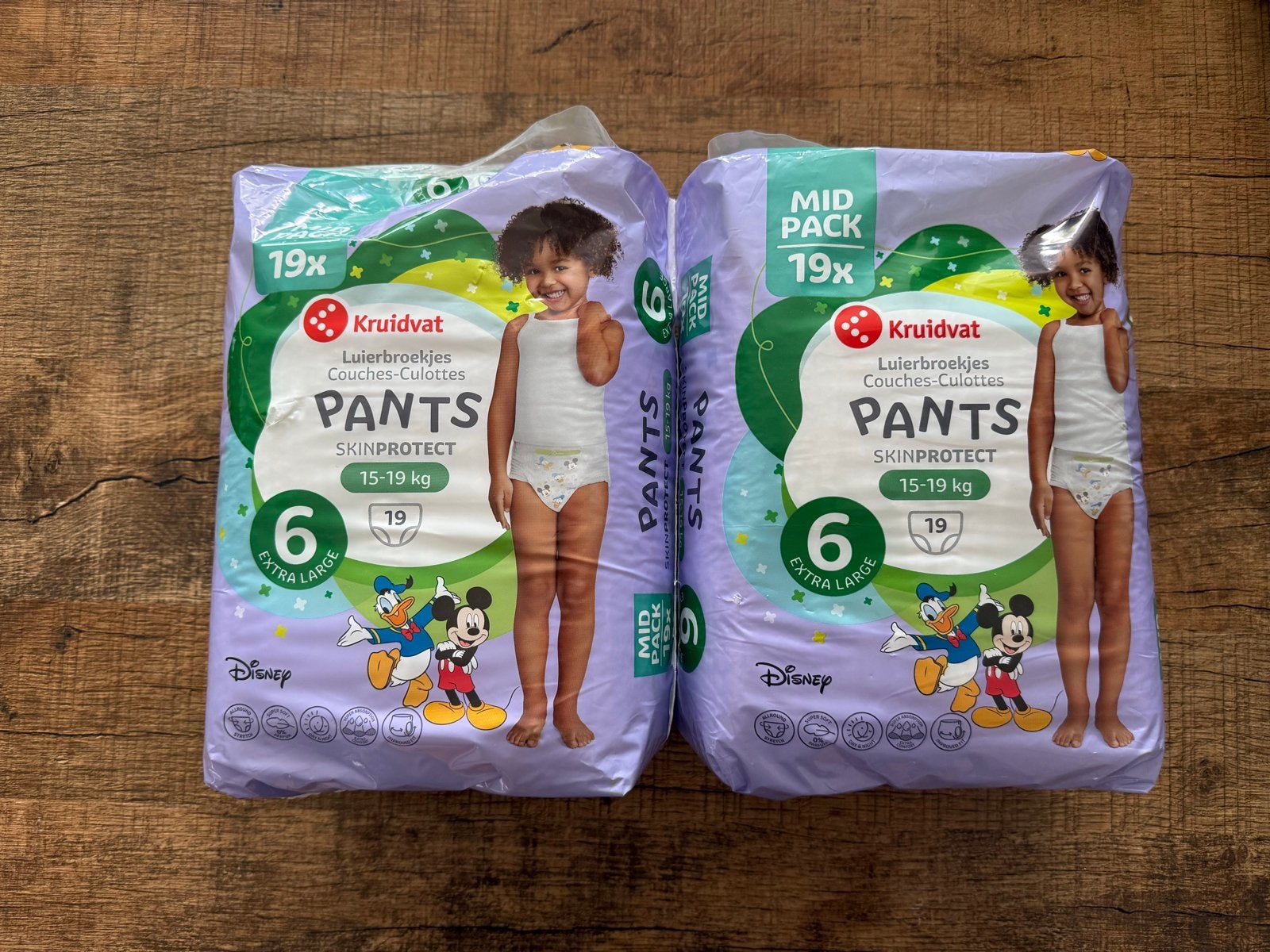 Kruidvat Luierbroekjes Pants Skinprotect Maat 6 (2x19 stuks), Ophalen of Verzenden, Nieuw