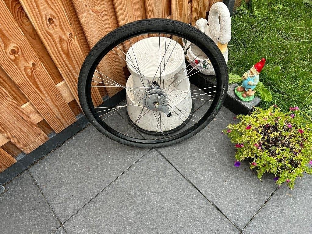 achterwiel 28 inch 3 NEXUS versnellingen rollerbrakes, Wiel, Gebruikt, Shimano Nexus 3 versnellingen, Ophalen of Verzenden