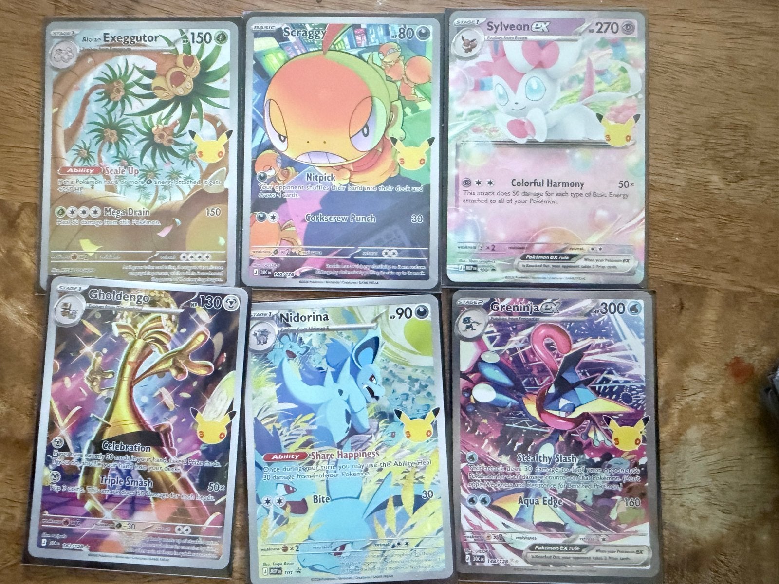 Diverse Pokémon 30th Celebrations kaarten, Hobby en Vrije tijd, Ophalen of Verzenden, Nieuw, Meerdere kaarten