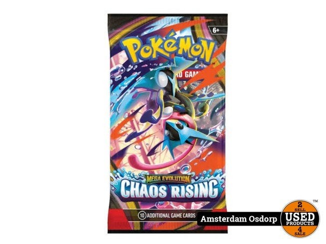 Pokemon Chaos Rising Booster pack, Zo goed als nieuw