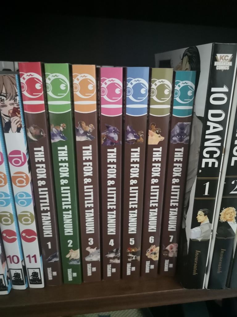 Complete Manga serie the fox and the little tanuki (anime), Complete serie of reeks, Ophalen of Verzenden, Zo goed als nieuw, Japan (Manga)