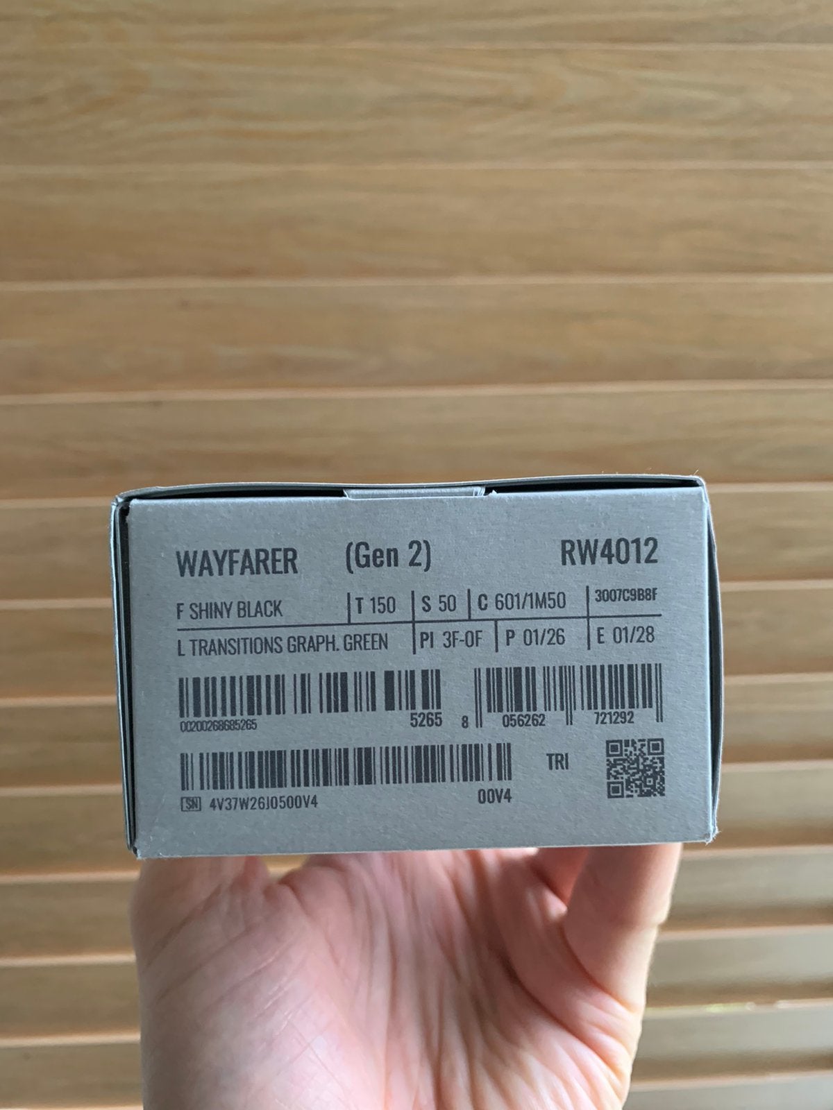 Rayban Meta Gen 2 Wayfarer Transitions NIEUW, Ophalen of Verzenden, Nieuw, Zwart, Ray-Ban