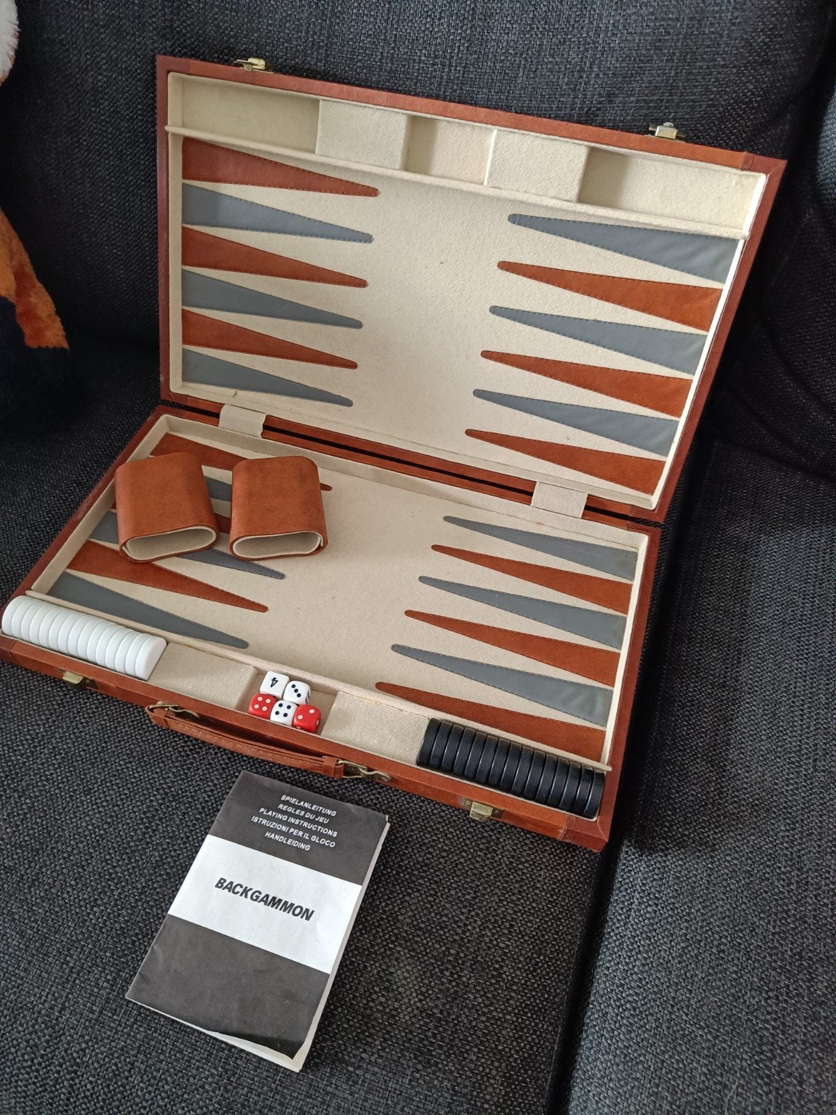 xl Backgammon deluxe, Een of twee spelers, Ophalen of Verzenden, Gebruikt