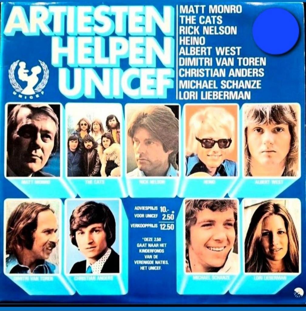 LP  VERZAMEL - Artiesten Helpen Unicef, Ophalen of Verzenden, Gebruikt, 12 inch, Pop