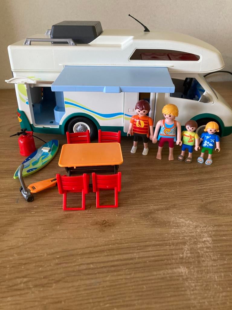 MOET WEG!! Playmobil familie camper 6671, Kinderen en Baby's, Speelgoed | Playmobil, Ophalen of Verzenden, Zo goed als nieuw, Complete set