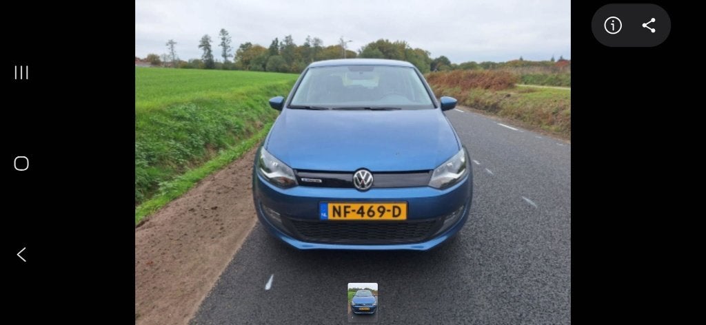 Volkswagen Polo 1.0 TSI Bluemotion 5-bak, Auto's, Voorwielaandrijving, Stof, 40 €/maand, 95 pk