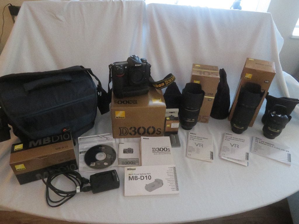 Nikon D300S met diverse lenzen en extra's, Ophalen, Spiegelreflex, Zo goed als nieuw, Nikon