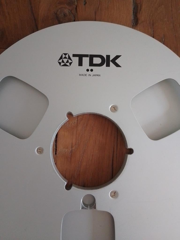 3 TDK metalen banden spoelen 26 cm te koop, Audio, Tv en Foto, Bandrecorders, Ophalen of Verzenden