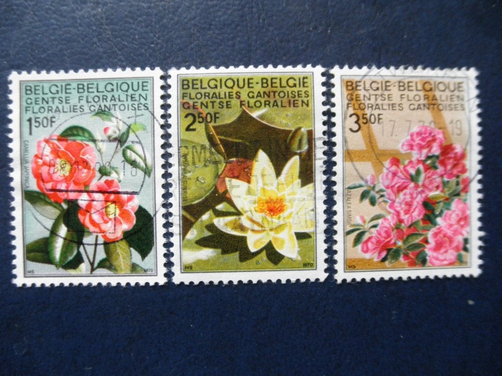 Postzegels België 1970 bloemen., Postzegels en Munten, Postzegels | Europa | België, Ophalen of Verzenden, Gestempeld