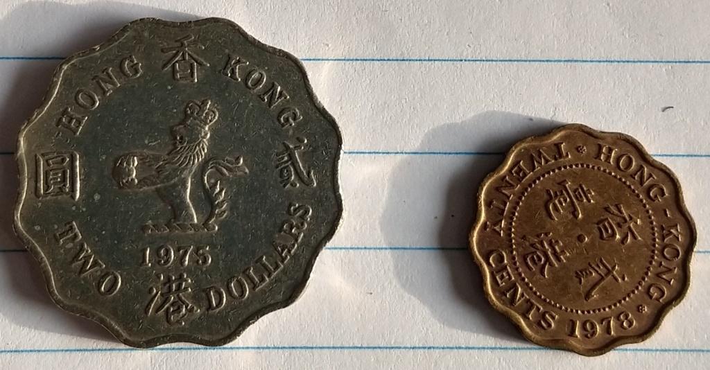 Hong Kong munten uit 1975 en 1978, volgnr 96, Ophalen of Verzenden, Oost-Azië, Losse munt