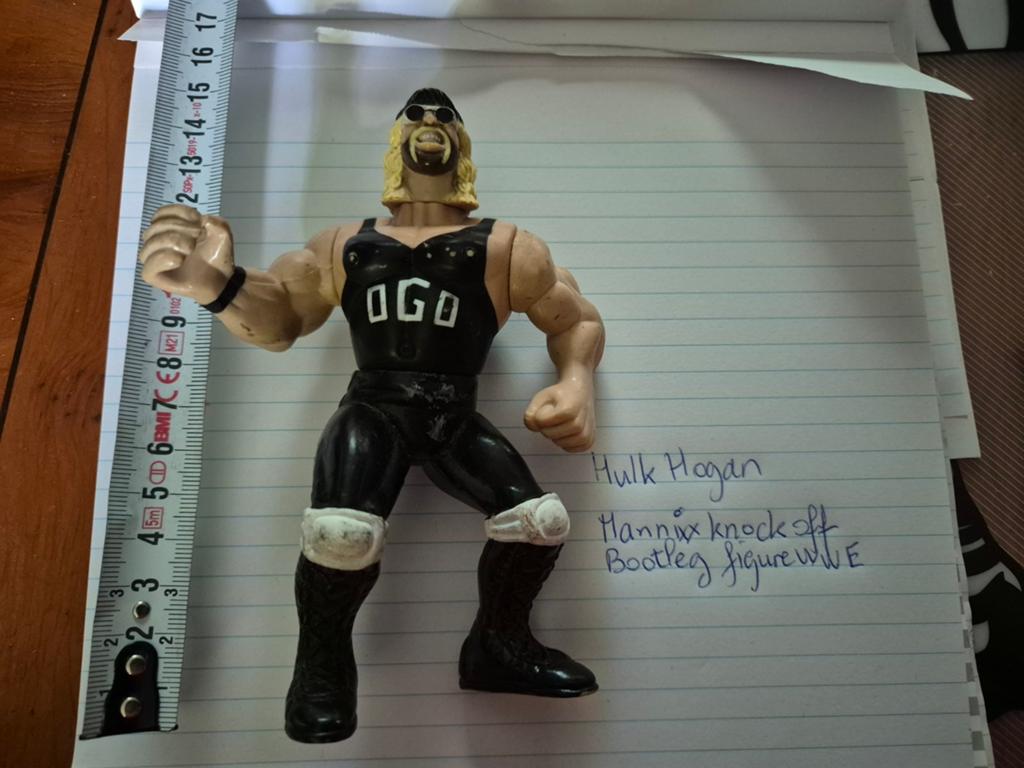 Hulk Hogan actiefiguur - Hannix knock-off WWE, Ophalen of Verzenden, Gebruikt