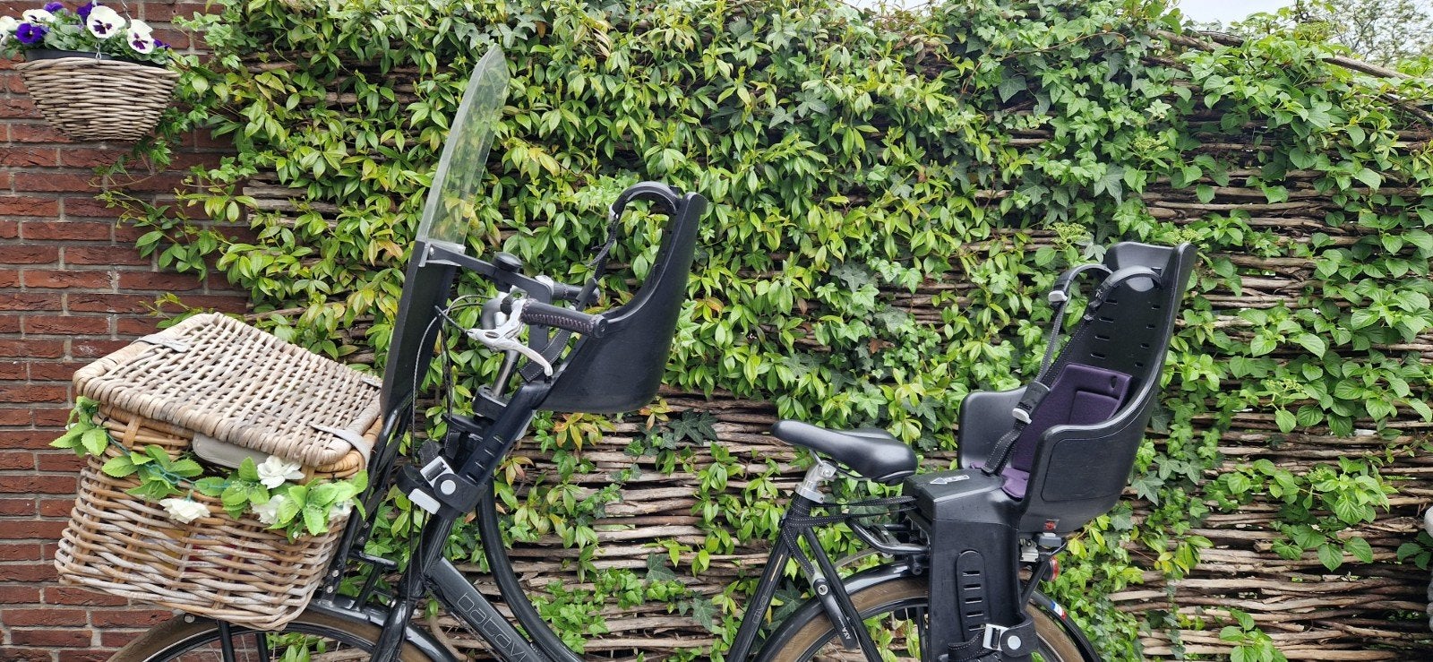 Bobike voorzitje met windscherm, Ophalen, Gebruikt, Bobike, Voorzitje