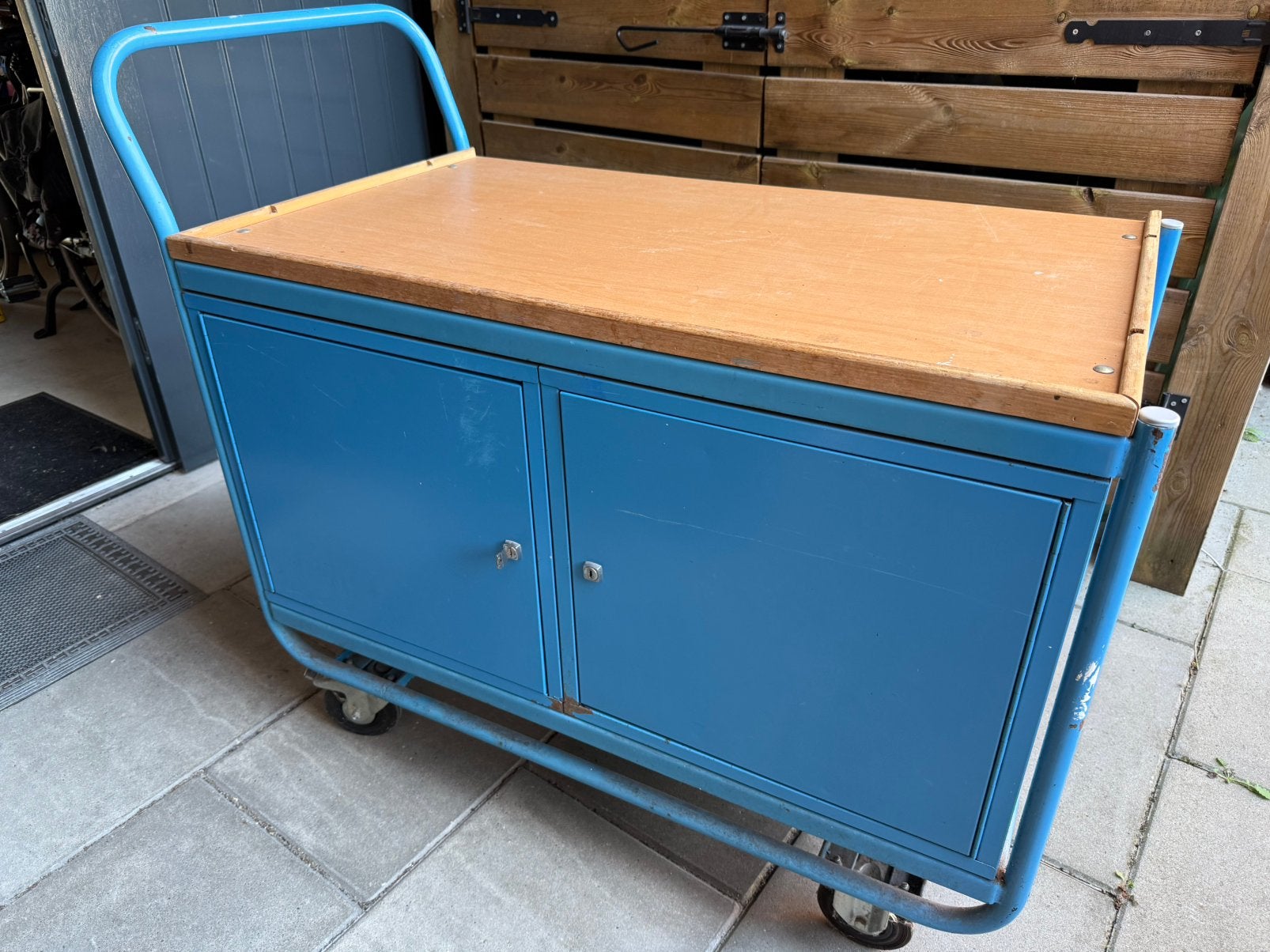 Gereedschap wagen/ werk kar, 100 liter of meer, Ophalen, Gebruikt, Transportkar