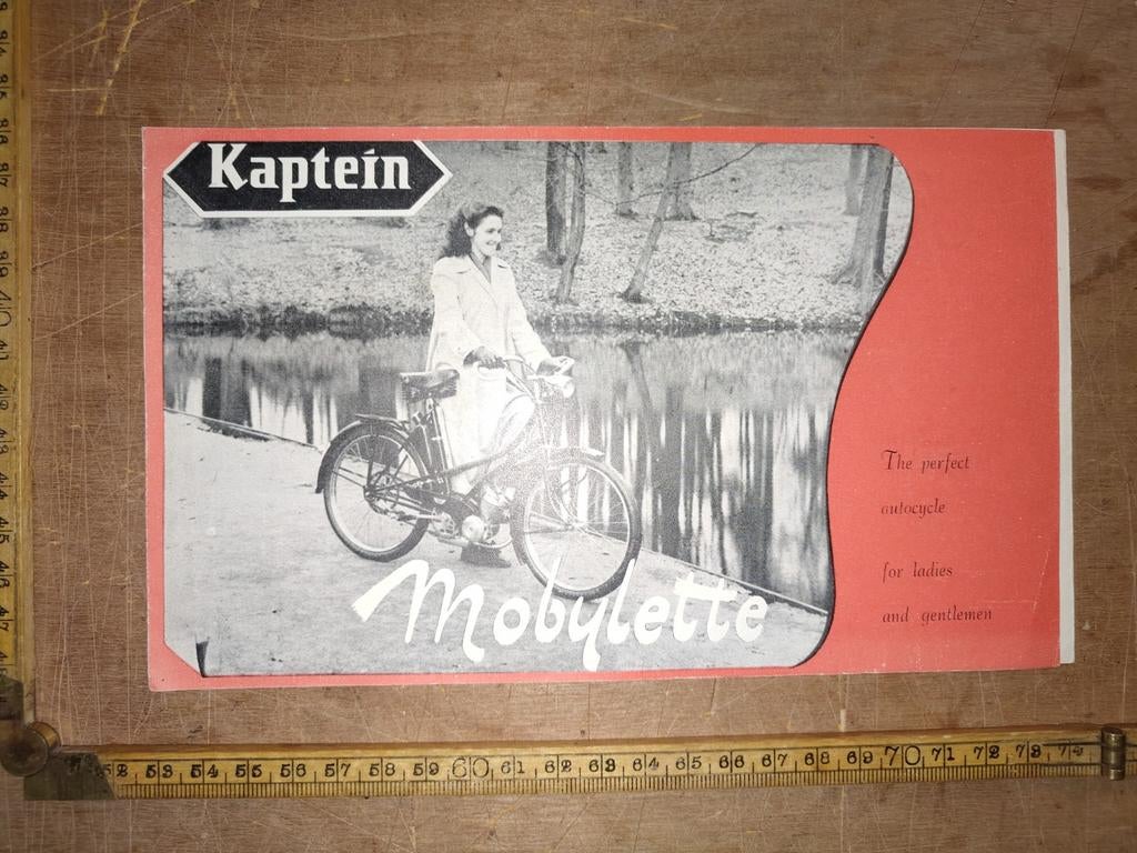 Folder Kaptein Mobylette, Ophalen of Verzenden