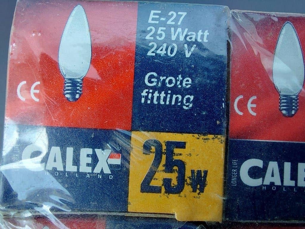 Kaarslampen E27 gloeilampen, 30 tot 60 watt, Gloeilamp, Nieuw, E27 (groot)