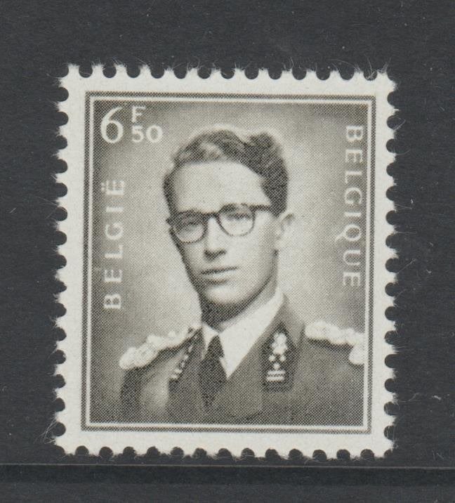 België 1958 Koning Boudewijn 6.50 F **, Koninklijk huis, Frankeerzegel, Ophalen of Verzenden, Postfris
