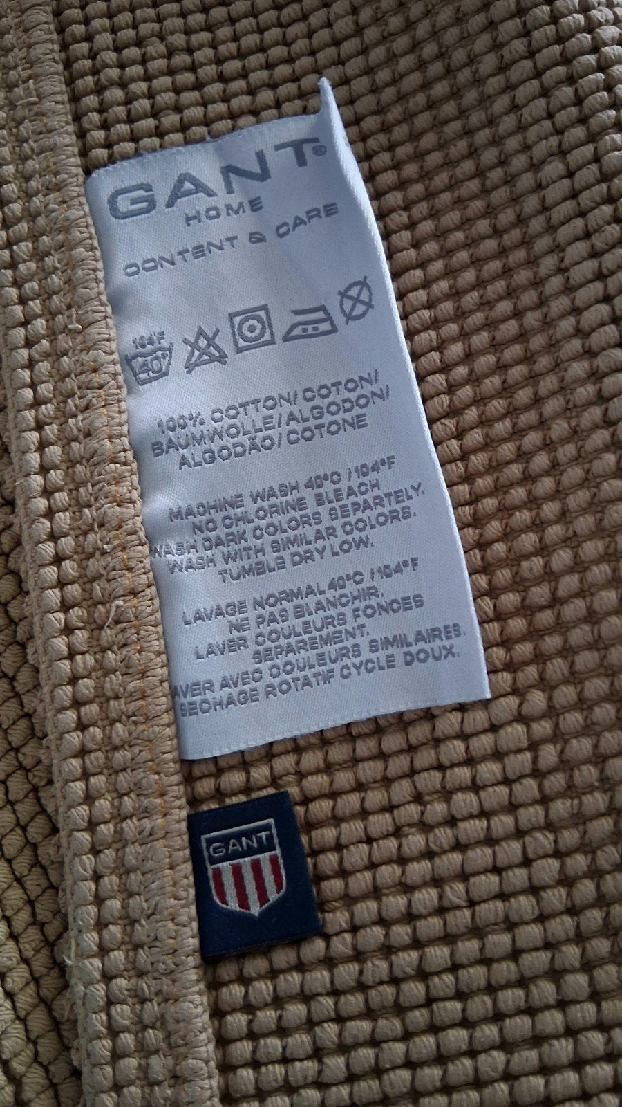 Gant Home badmat 60x90 met sterrenpatroon, Ophalen of Verzenden, Zo goed als nieuw
