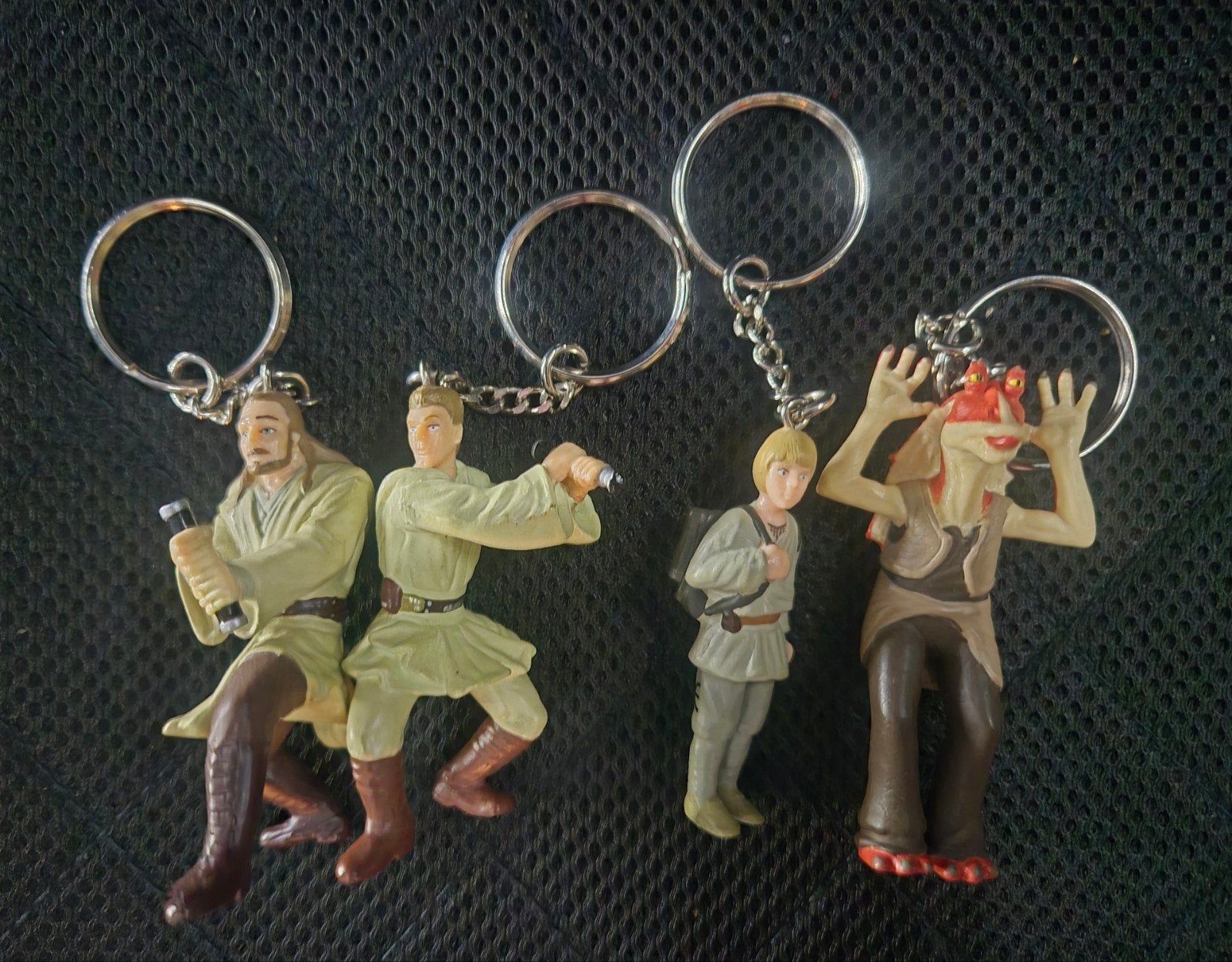 Star Wars Sleutelhangers - Set van 4, Verzenden, Gebruikt, Knuffel of Figuurtje