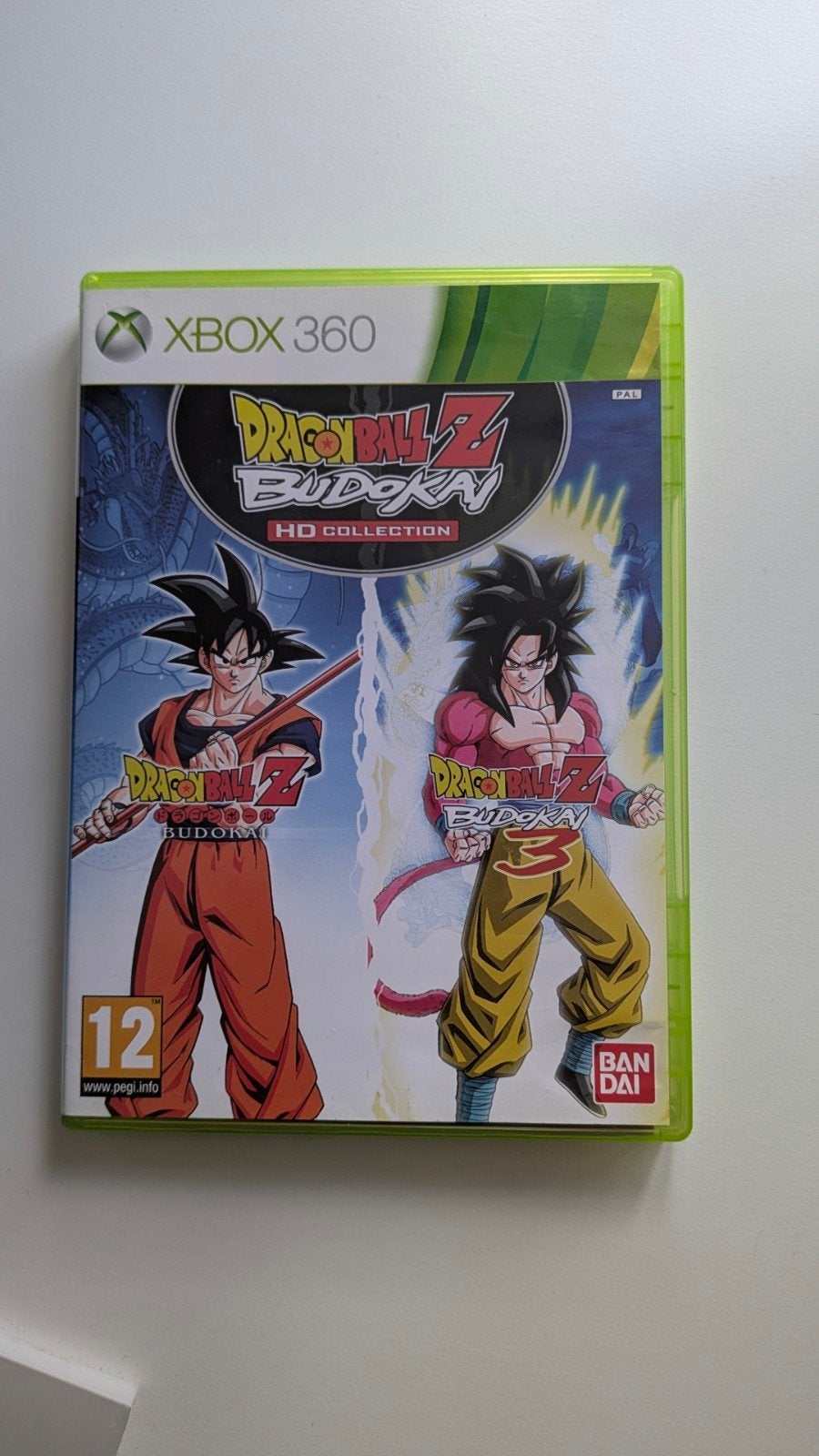 Dragon Ball Z Budokai HD Collection Xbox 360 - Doosje, Spelcomputers en Games, Games | Xbox 360, Gebruikt, Vechten, 2 spelers