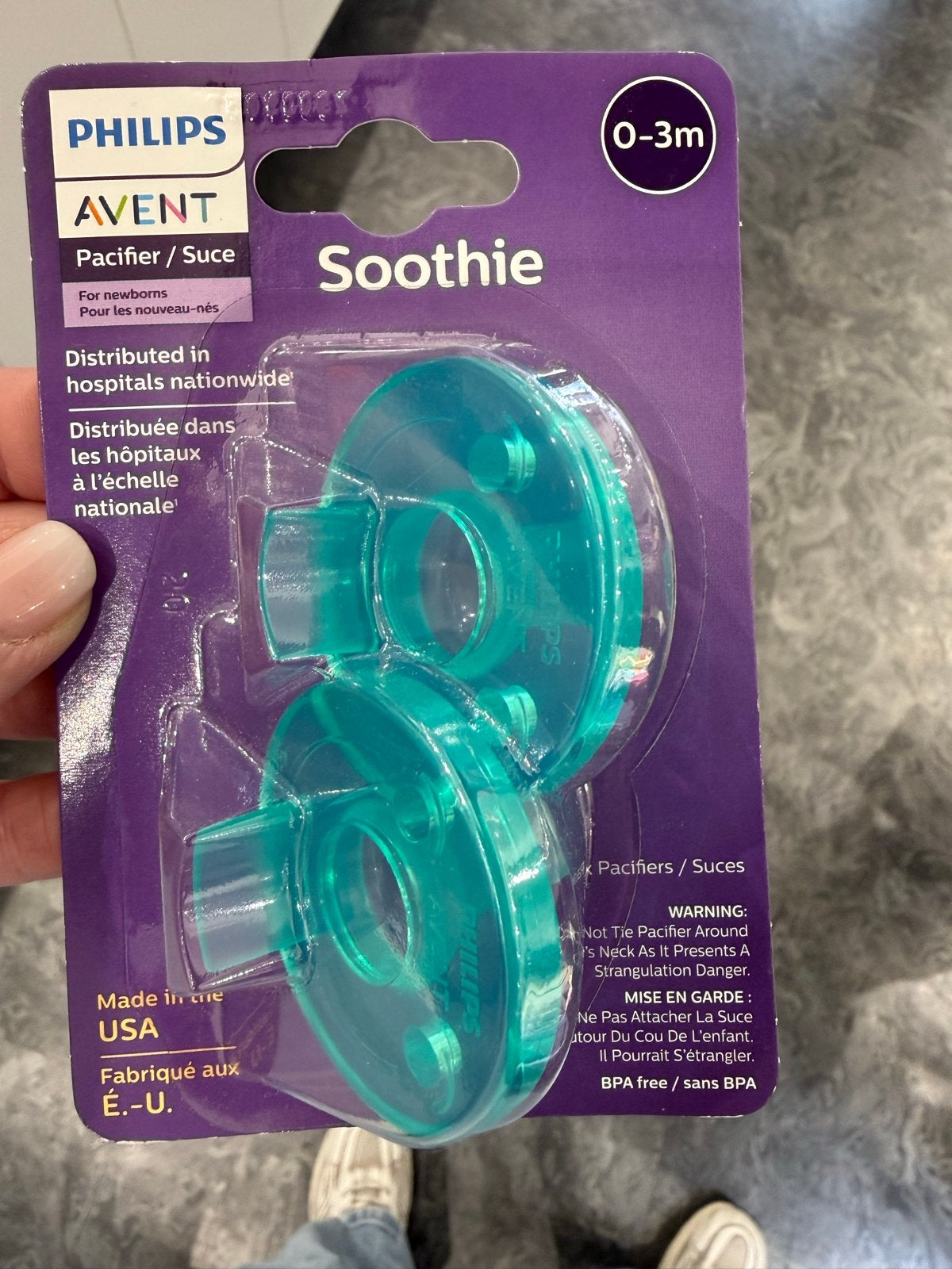 Philips Avent Soothie Fopspeen 0-3m (2 stuks), Ophalen of Verzenden, Nieuw
