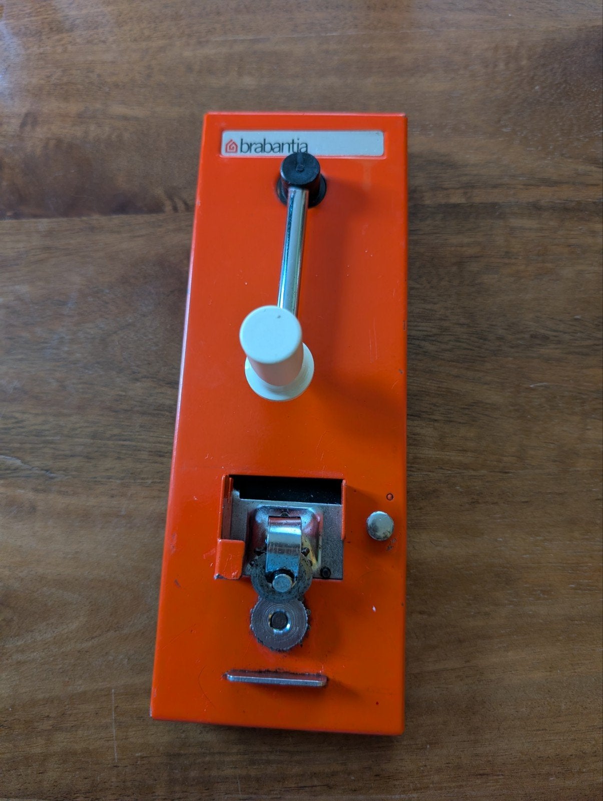 Brabantia wand blikopener, Ophalen of Verzenden, Metaal, Brabantia, Oranje