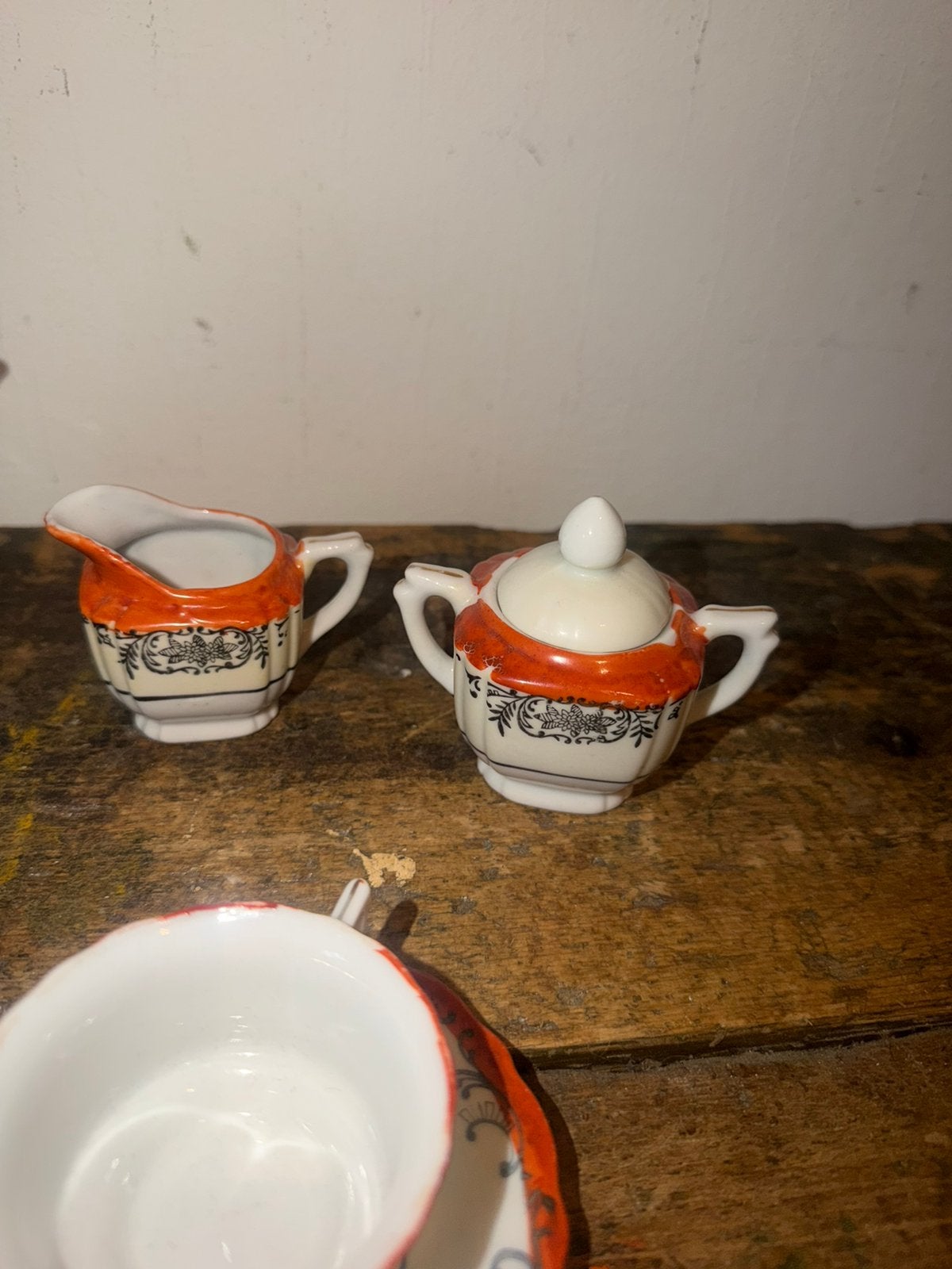 Foto 4 van Compleet art deco kinderen theeservies