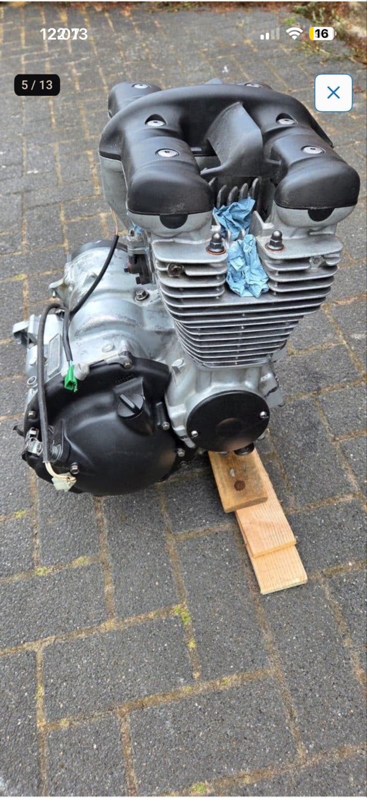 Gereviseerd Yamaha 600 blok met frame en subframe, Ophalen of Verzenden, Gereviseerd