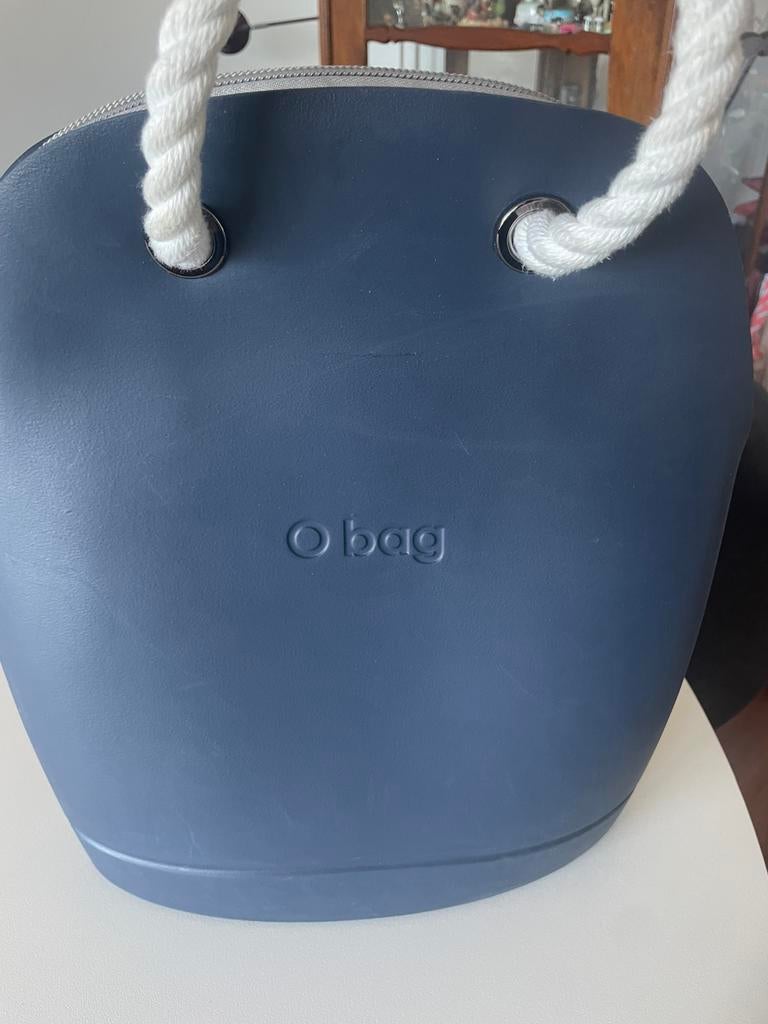 Te koop zgan , O Bag damestas, Ophalen of Verzenden, Zo goed als nieuw, Blauw, Handtas