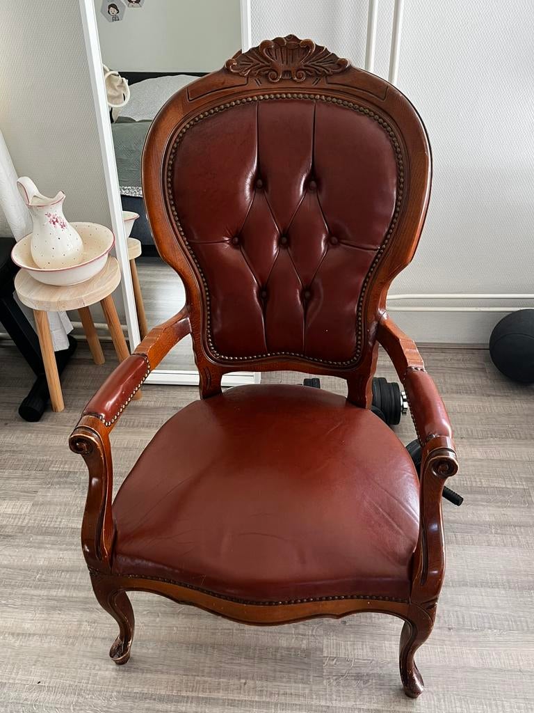 Antieke stoel, Antiek en Kunst, Antiek | Meubels | Stoelen en Banken, Ophalen