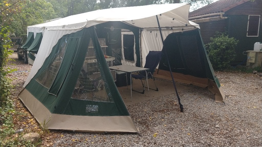 Vouwwagen Combi Camp Country (2005) goede staat-waterdicht, Ophalen, Gebruikt