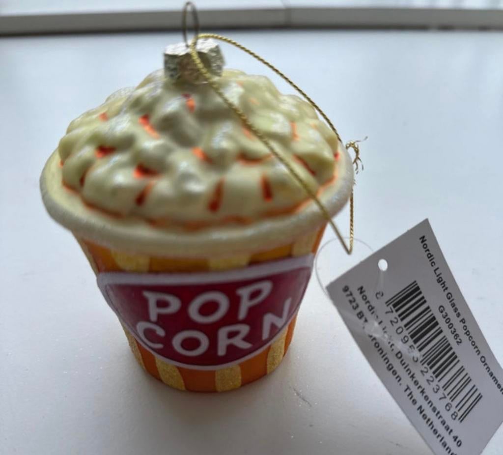 Kerstboomhanger popcorn, Ophalen of Verzenden