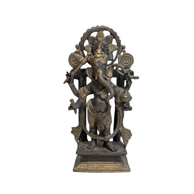 Bronzen Ganesha met halo – Himalaya, 072
