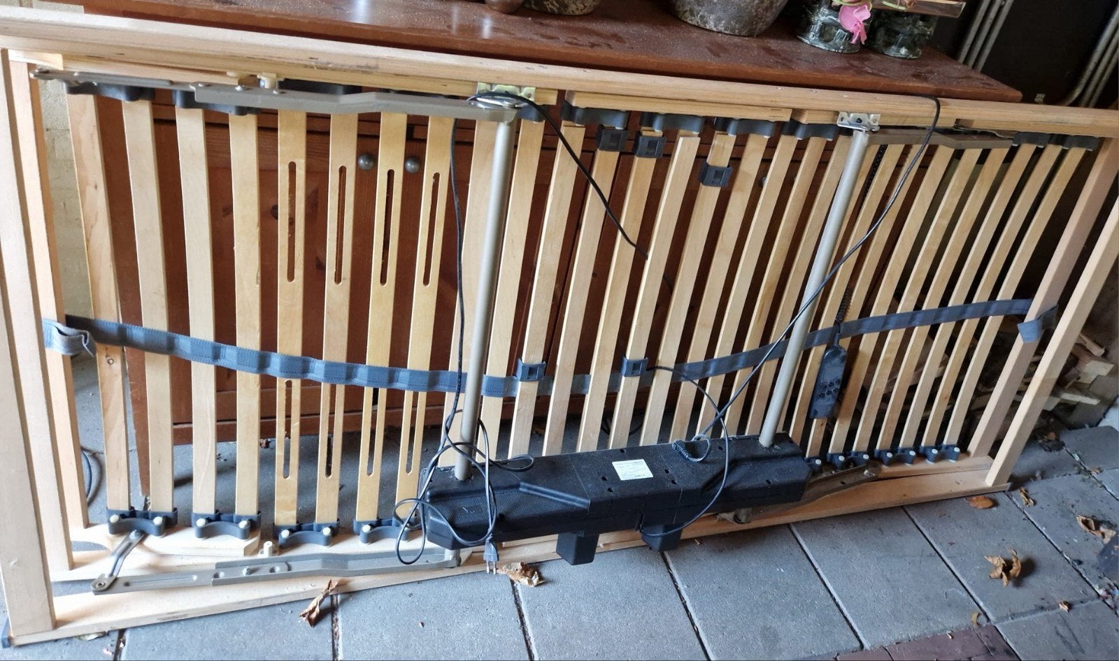 wit stevig 1 persoons bed, 90 cm, Eenpersoons, Wit, Ophalen of Verzenden