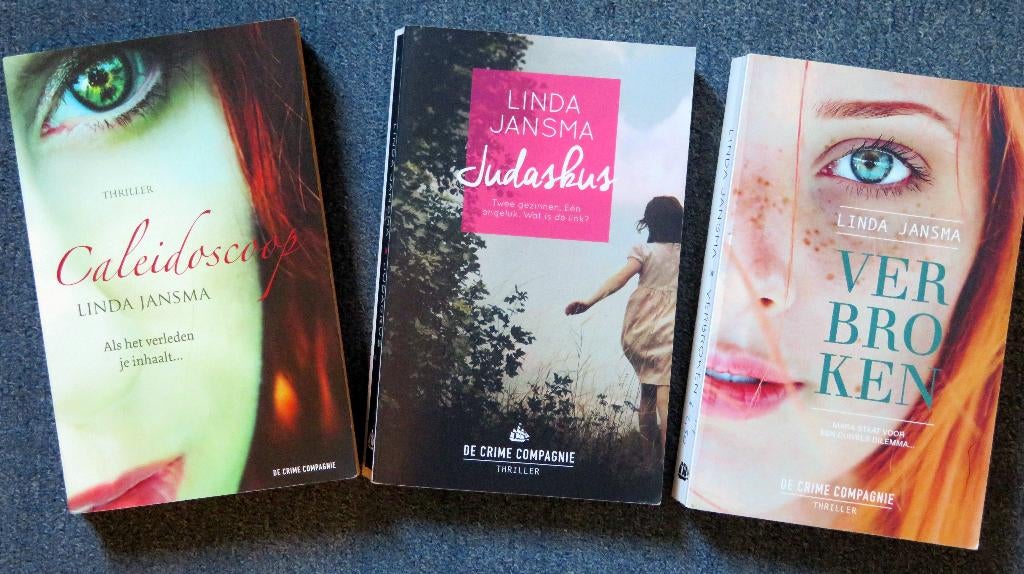 Linda Jansma -Verbroken, Judaskus, Caleidoscoop, Boeken, Ophalen of Verzenden, Gelezen, Linda Jansma, Nederland