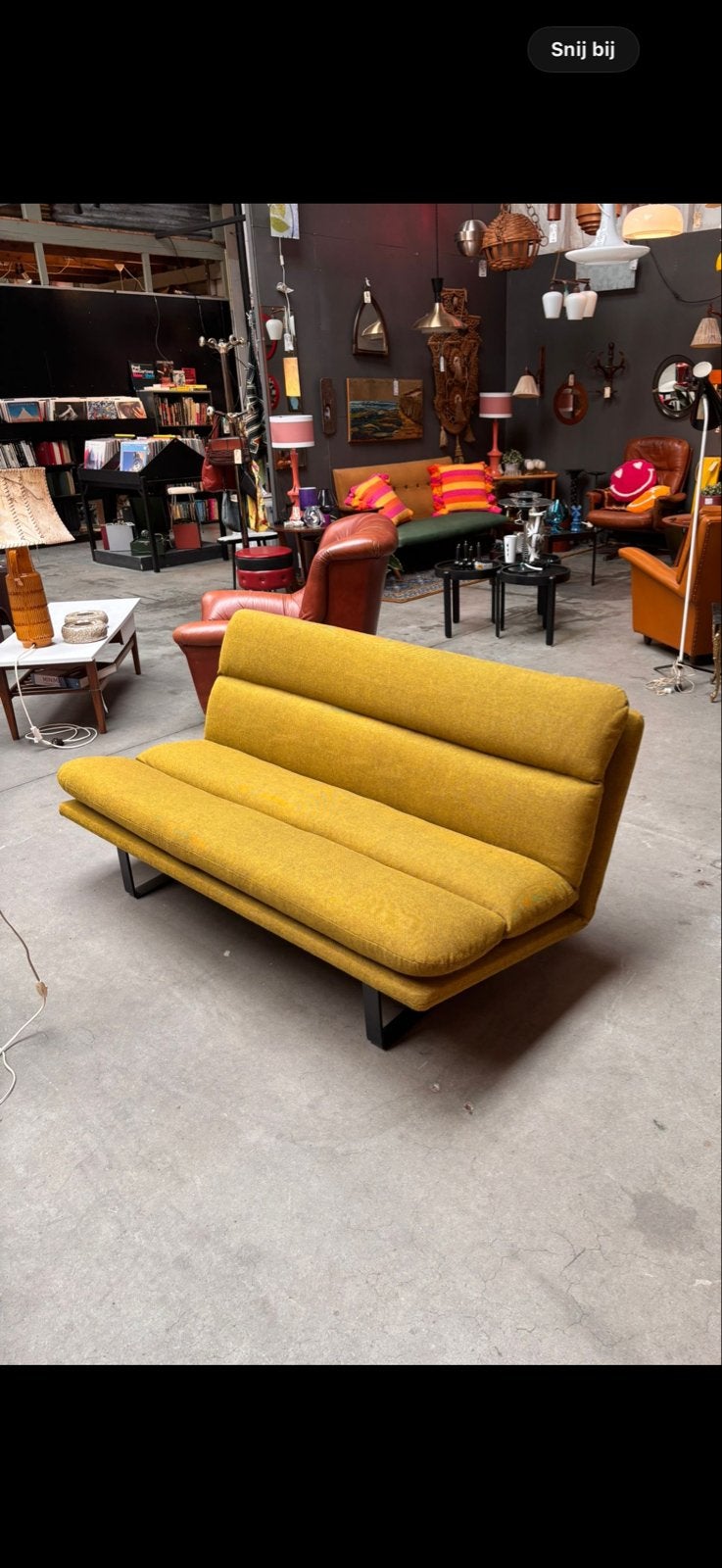 Vintage banken en stoelen, Ophalen