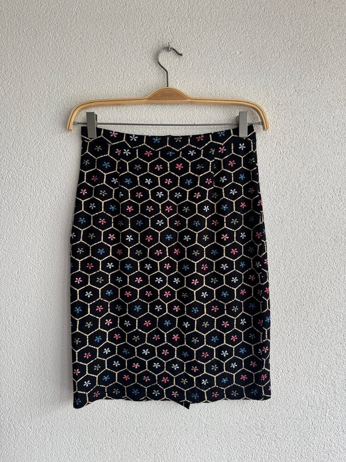 King Louie zomerse midi rok met bloemen print, Zwart, Ophalen of Verzenden, Zo goed als nieuw, King Louie