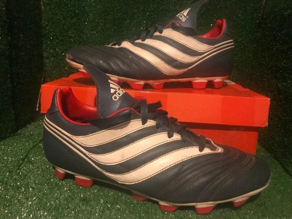 adidas predator mania precision blue/white leather maat 44, Gebruikt, Maat XS of kleiner, Schoenen, Ophalen of Verzenden