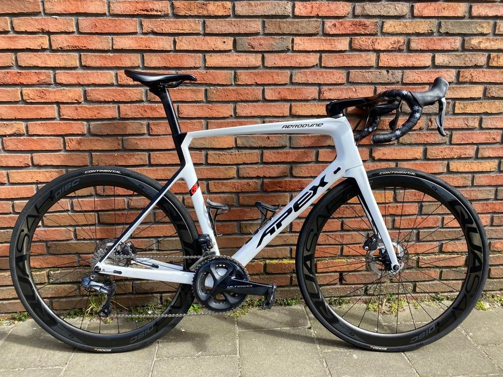 Apex Aerodyne racefiets maat 58 / L, Carbon, Zo goed als nieuw, 57 tot 61 cm, Meer dan 20 versnellingen