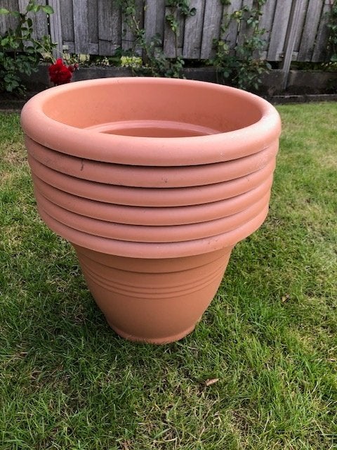 Elho Green Basics Campana Bloempotten (40 cm), Ophalen, Kunststof, Gebruikt, 40 cm of meer